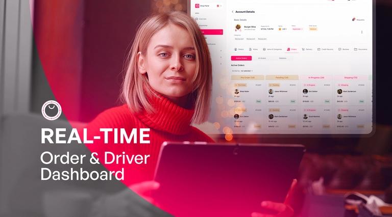 Order Tracking System Software Admin Dashboard